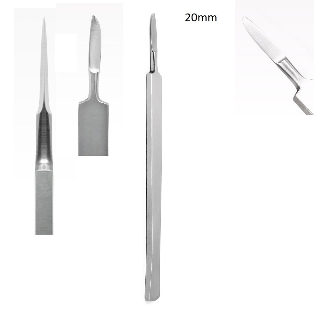Abdominal Scalpel, Metal Handle, Small, 20mm, 13cm
