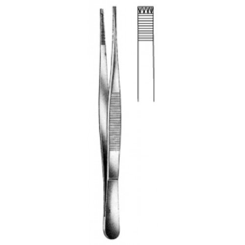Adlerkreutz Tissue Forceps, 4×5 Teeth, 25cm