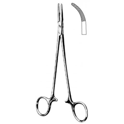 Adson Hemostatic Forceps, Curved, 18.5cm