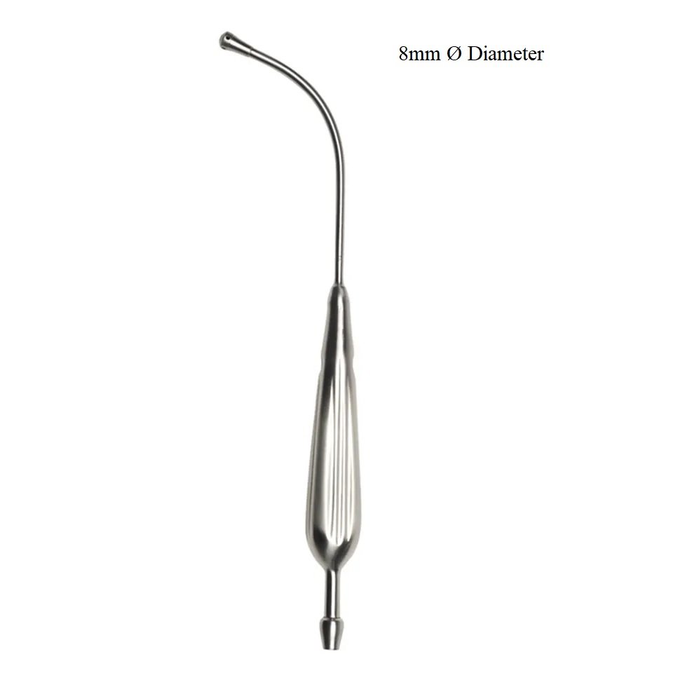 Andrew Pynchon Suction Tube Delicated, 8mm Diameter, 24cm