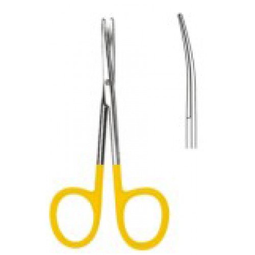 Baby Metzenbaum Scissors Curved blunt 11.5cm Tungsten Carbide