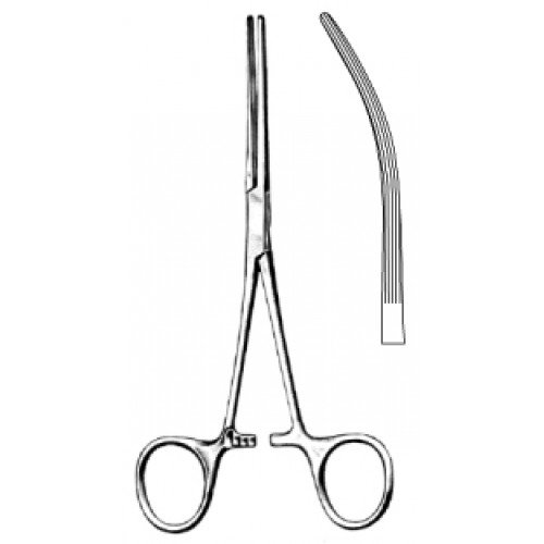 Bainbridge Hemostatic Forceps, Curved, 15cm