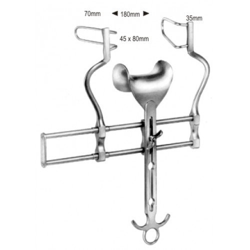 Balfour Abdominal Retractor 18cm with Blades