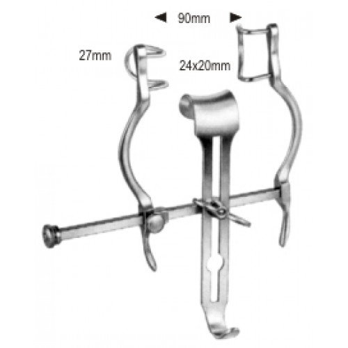Balfour Baby Abdominal Retractor 90mm with Blades