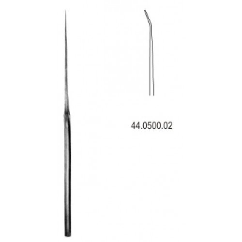 Barbara Micro Otology Needle, Angled, 15cm