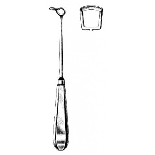 Beckmann Adenoid Curette 16mm, 22cm Fig.1