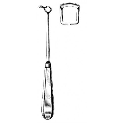 Beckmann Adenoid Curette 17mm, 22cm Fig.2