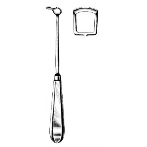 Beckmann Adenoid Curette 18mm, 22cm Fig.3