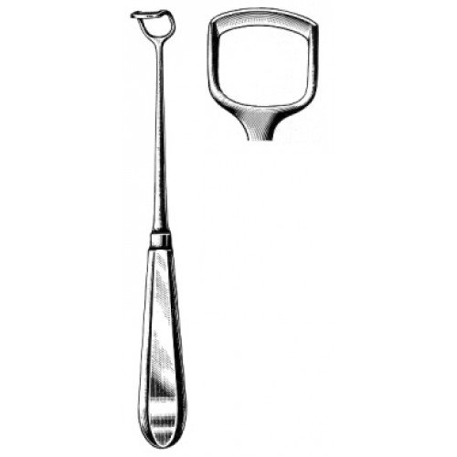Beckmann Adenoid Curette 21mm angled 22cm Fig.5
