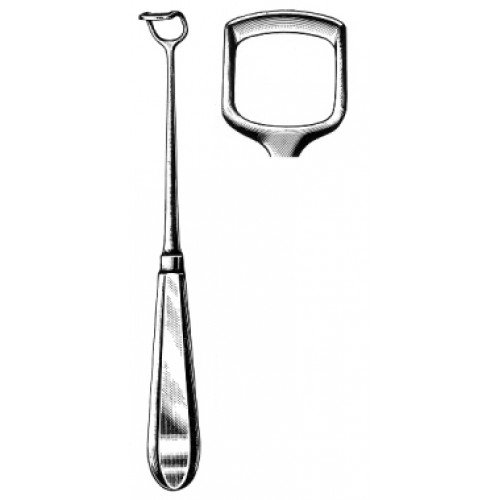Beckmann Adenoid Curette 23mm angled 22cm Fig.6
