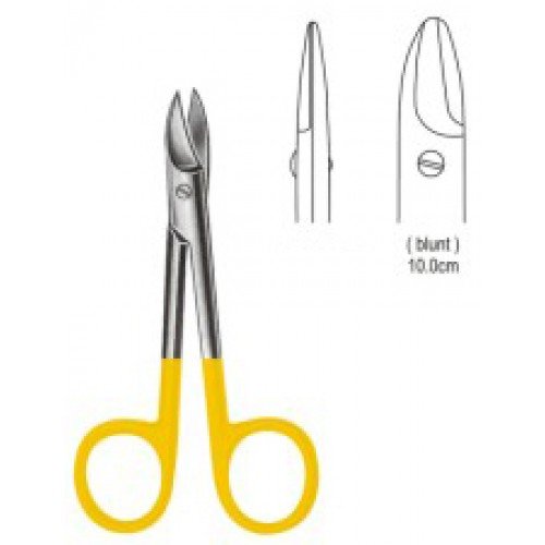Beebee Scissors blunt Straight 10cm Tungsten Carbide
