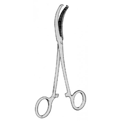 Berkeley Hysterectomy Forceps Curved on flat 20cm