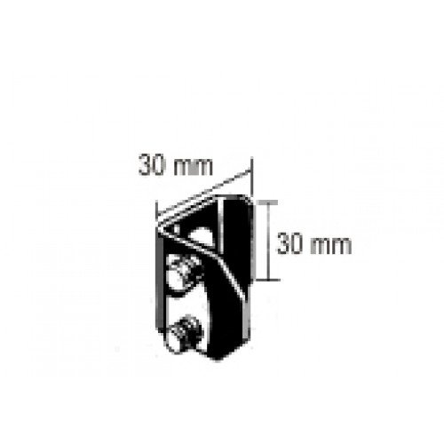 Blade/Finochietto Spreader 30x30mm pair Aluminium