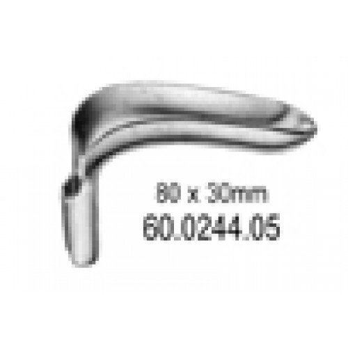 Blade for Bozemann Vaginal Retractor 80x30mm