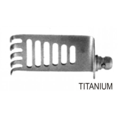 Blade Medial for Caspar Retractor 25x24mm (Titanium)