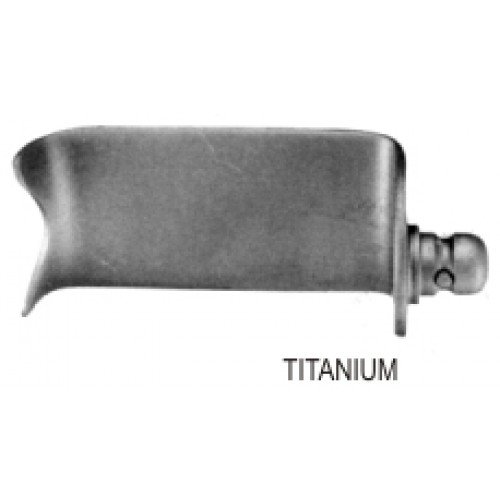 Blades blunt for Caspar Retractor 70x24mm (Titanium)