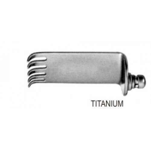 Blades Medial for Caspar Retractor 50x23mm (Titanium)