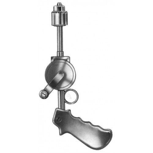 Bone Hand Drill with Stainless Steel Chuck
