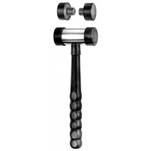 Bone Mallet with Ferrozel Faces wooden, 370g, 22.5cm