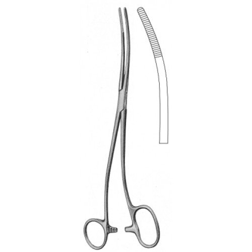 Bozemann Douglas Dressing Forceps`S’Curved 26cm