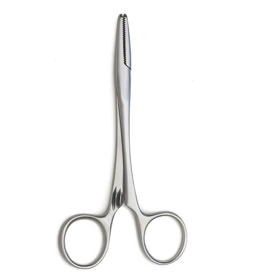 Bruce Clarke Needle Holder for Suture, Serrated Jaws with Grooves, 12.5cm
