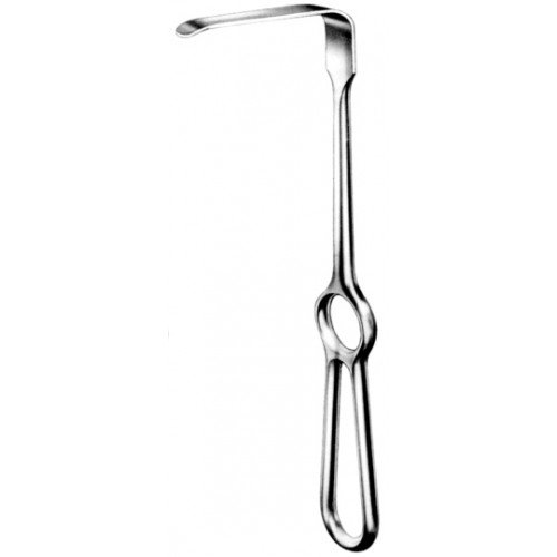 Brunner Retractor Curved tip 100x20mm, 25cm