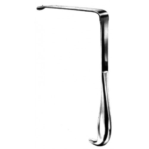 Brunner Retractor with Hollow Handle, 145x25mm, 24cm