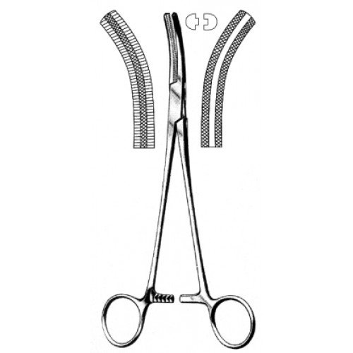 Buie Angiotribe Forceps Curved 21cm