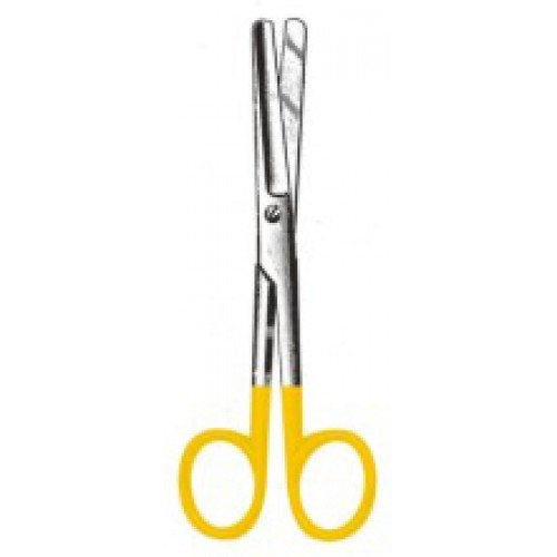 Busch Umbilical Scissors, Blunt/Blunt, Straight, Tungsten Carbide, 16cm