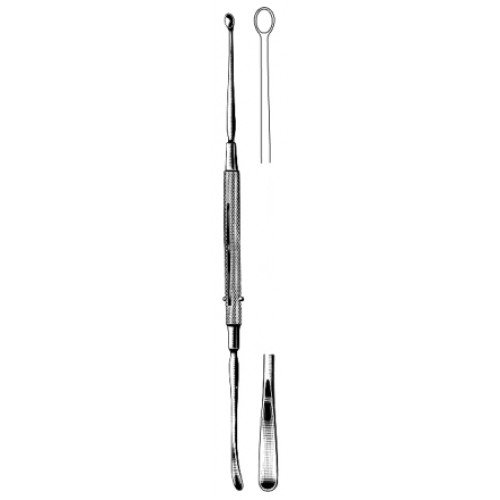 Carter/Dunning Elevator and Curette, Blunt/Sharp, 21cm
