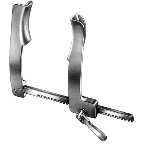 Castaneda Rib Spreader 120x15x60mm, Aluminium