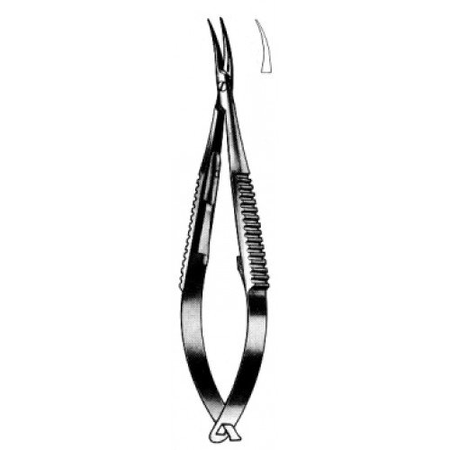 Castroviejo Micro Needle Holder Curved with catch 9cm