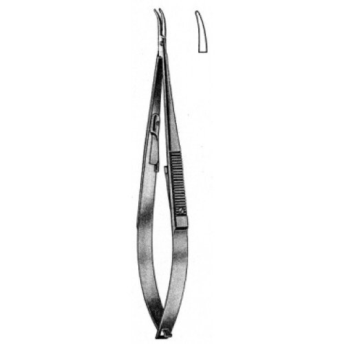 Castroviejo Needle Holder Curved with catch 17cm