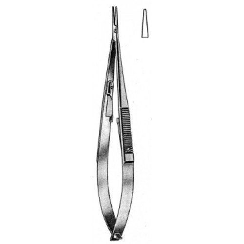 Castroviejo Needle Holder Straight with catch 17cm