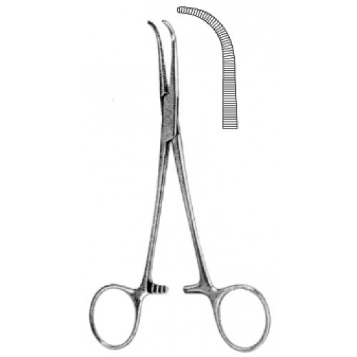 Coller-Crile Haemostatic Artery Forceps, Full Curved, 16cm