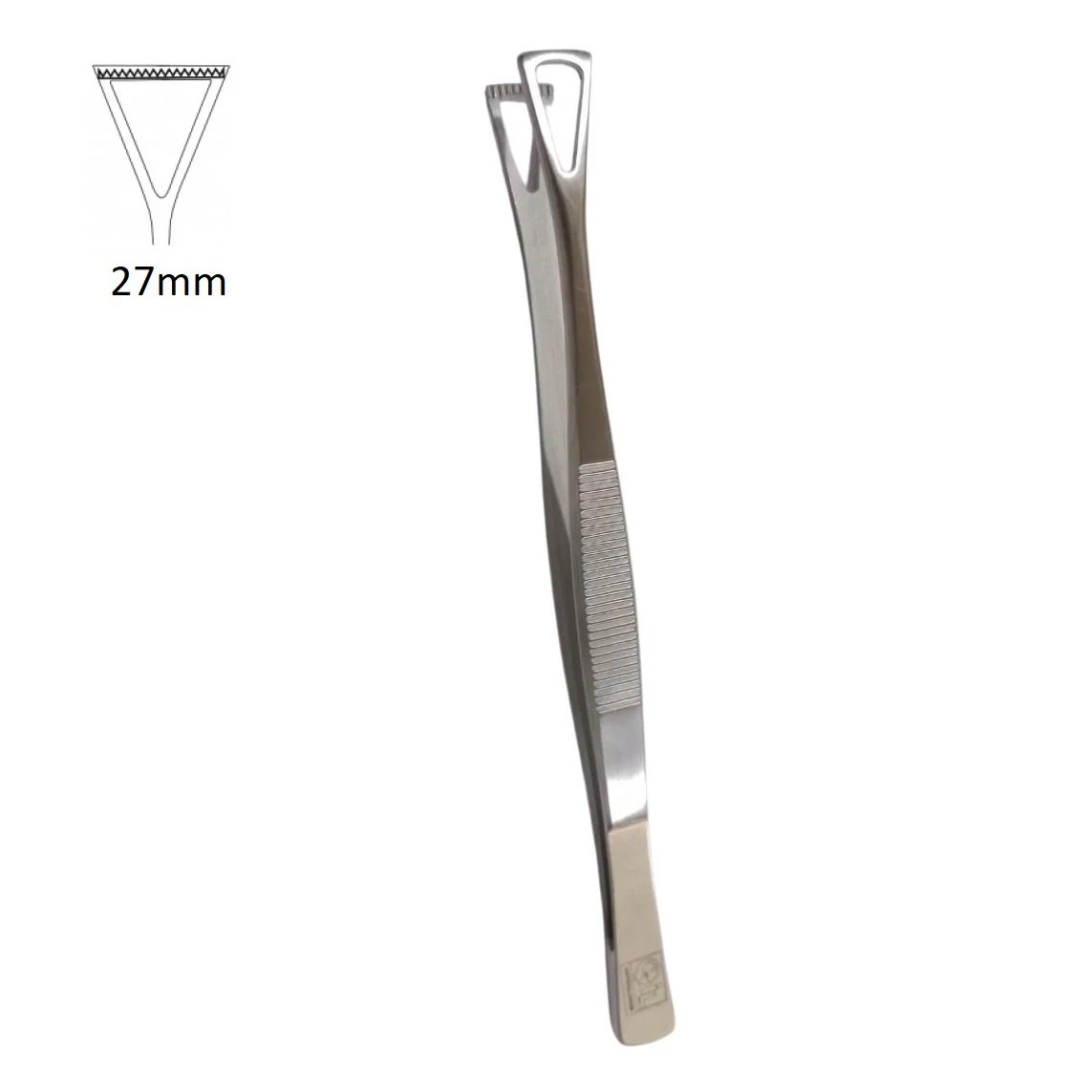 Collin Duval Tissue Forceps 27mm jaws, 20cm