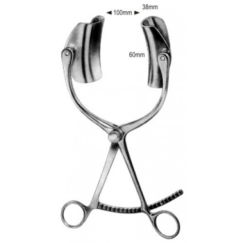 Collin/Pozzi Abdominal Retractor 38x60x100mm