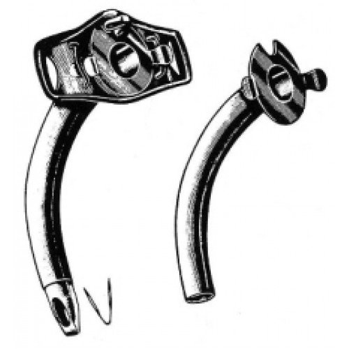 Collin Tracheotomy Tube Figure 2, 6mm, Standard Pattern