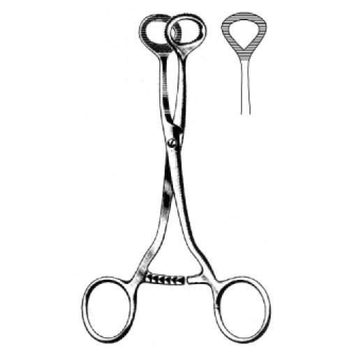 Collin Tumor Seizing Forceps semi round 16cm