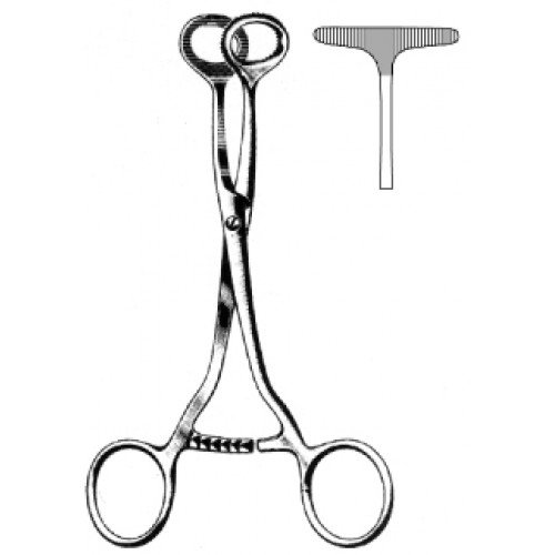 Collin Tumor Seizing Forceps T-shape 16cm