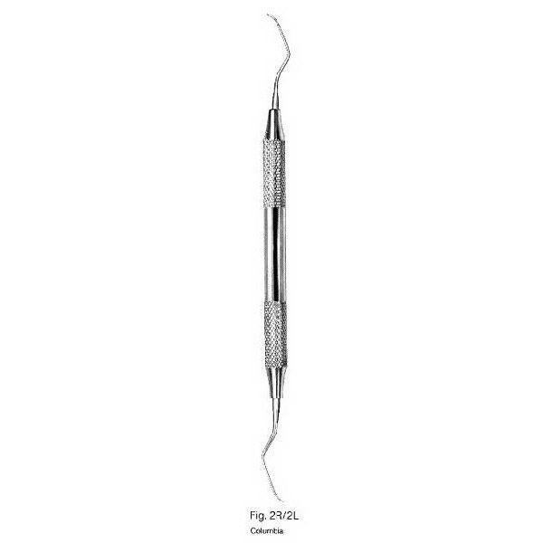 Columbia Curette, Hollow Handle, Fig. 2R/2L