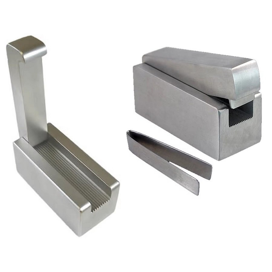 Cottle Cartilage Bone Crusher Morcelizer, Serrated Bed, with removing forceps/clip, Autoclavable, Size 65mm x 30mm