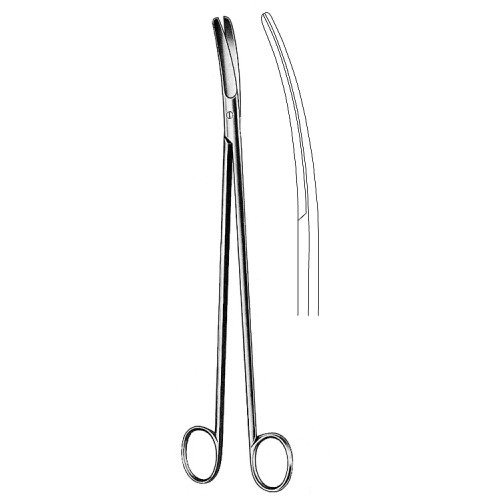 CRAFOORD Operating Scissors Curved 30cm