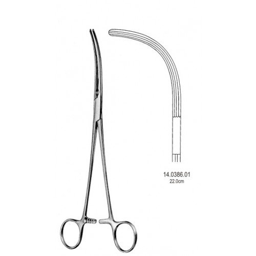 Crafoord Sellors Ligature Forceps Curved 22cm