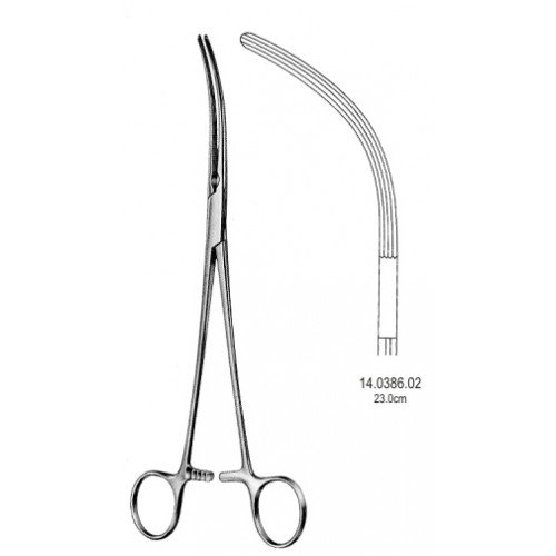 Crafoord Sellors Ligature Forceps Curved 23cm
