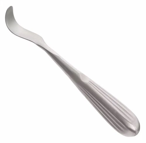 Crego Periosteal Elevator, Blunt, Curved 15mm, Length 19cm