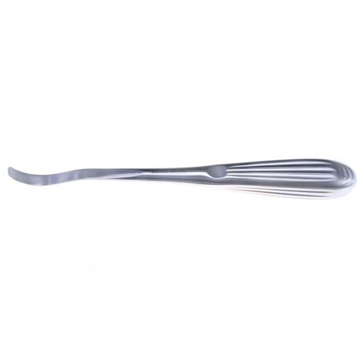 Crego Periosteal Elevator, Blunt, Slight Curved 7mm, Length 20cm