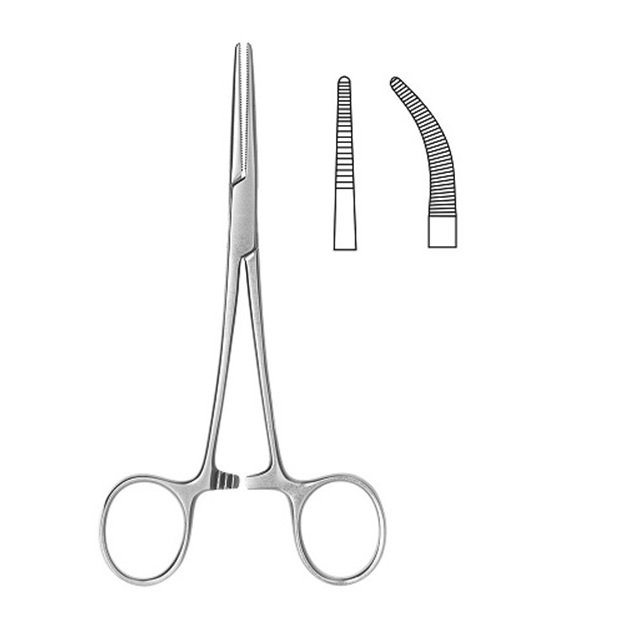 Crile Hemostatic Artery Forceps, Straight, 14cm