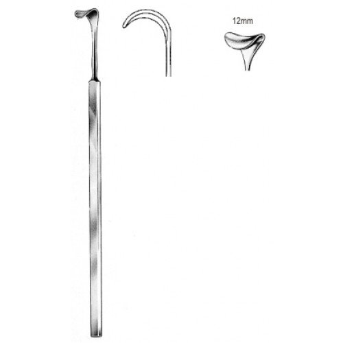 Cushing Vein Retractor, 12mm, 24cm