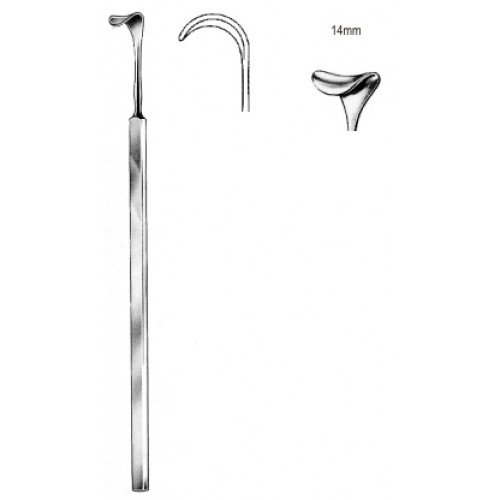 Cushing Vein Retractor, 14mm, 20cm